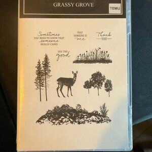 Temu Stamps and Dies Grassy Grove